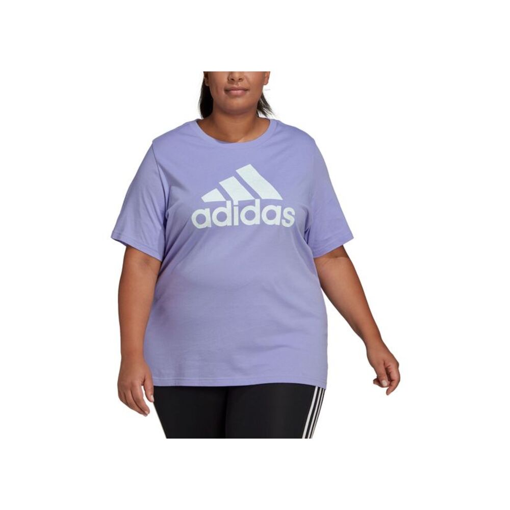 Adidas Plus Size Floral Logo Graphic T-Shirt